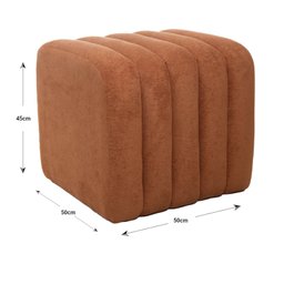 Puff para Sala de Estar Tube Boucle - 4