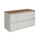 Ver imagem 1 de Gabinete para Banheiro Suspenso 90cm 2 Portas 4 Gavetas Berlim BA2090AR Arenas - Art In Móveis