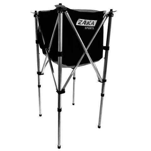 Cesto de Bolas Beach Tennis Zaka Preto + Cinza
