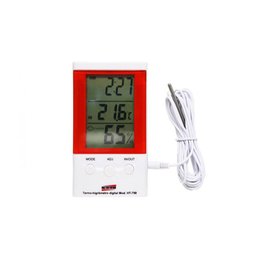 Kit 3 Termo Higrômetro Digital Mesa Parede Imã Sensor Interno Externo Ht-750 Portátil Com Certificad - 3