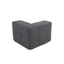 Ver imagem 5 de Sofá Modular Boucle Titanio 1 Lugar Fixo 86cm Cinza Kappesberg