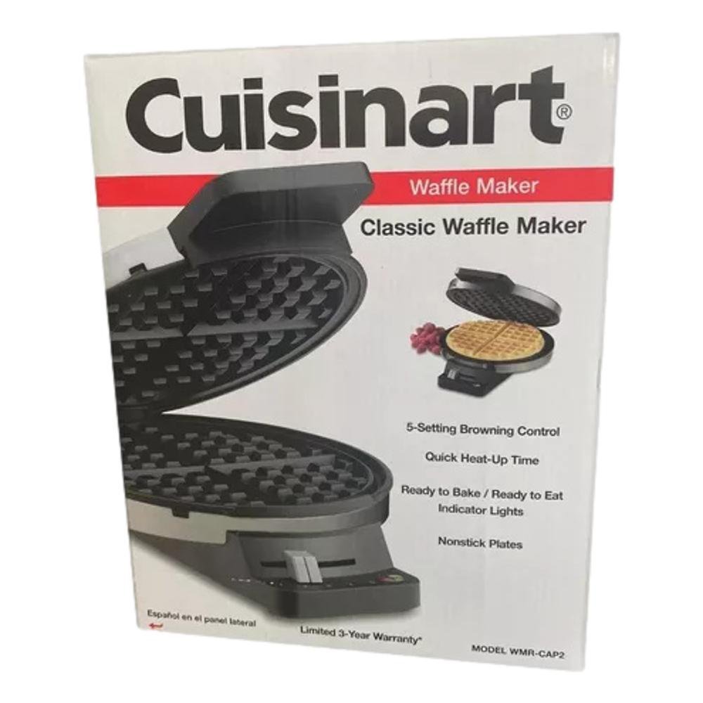 Cuisinart Waffle Maker Máquina para Waffle Aço Inoxidável - 7