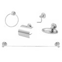 Ver imagem 1 de Kit de Metais para Banheiro Junior Polido Rainha Metais