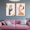 Ver imagem 3 de Conjunto Quadros Decorativos em Canvas Boas Energias 40x60 para Sala Quarto