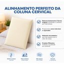 Ver imagem 2 de Kit 2 Travesseiros Nasa Perfil Baixo Espuma Viscoelastica Anatomico Antialergico Master Comfort