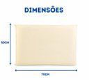 Ver imagem 3 de Kit 2 Travesseiros Nasa Perfil Baixo Espuma Viscoelastica Anatomico Antialergico Master Comfort