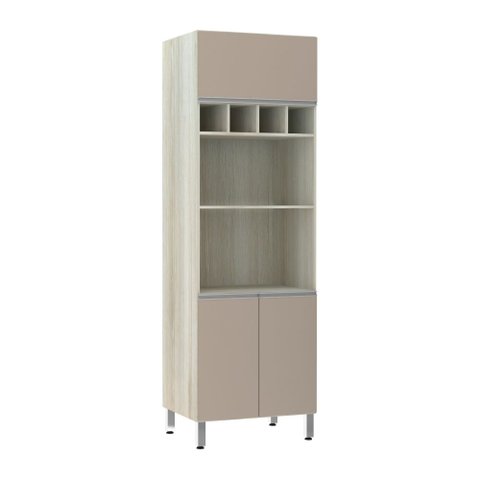 Torre 70cm - Duplo Nicho 3 Portas + 02 Nichos