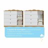 Quarto de Bebê 3 Peças com Berço Capitonê Cômoda 4 Gavetas e Guarda-roupa 4 Pts 4 Gavetas Aquarella - 15