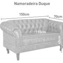 Ver imagem 4 de Namoradeira Chest 2 Lugares Duque Courano 150cm