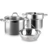Duxtop Panela de Inox com Cesto para Massa 8,6l com Tampa de Vidro (4pc) - 1