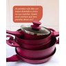 Frigideira Revestimento Cerâmico 22cm Antiaderente Fundo Triplo de Indução Mimo Style Rubi Cook - 6