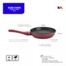 Frigideira Revestimento Cerâmico 22cm Antiaderente Fundo Triplo de Indução Mimo Style Rubi Cook - 4