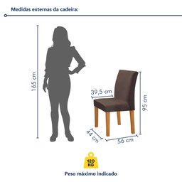 Conjunto Mesa Barcelona 100cmx100cm 4 Cadeiras Espanha Tampo Slim Plus Redondo Vidro Yescasa - 10
