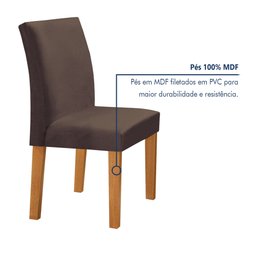 Conjunto Mesa Barcelona 100cmx100cm 4 Cadeiras Espanha Tampo Slim Plus Redondo Vidro Yescasa - 5