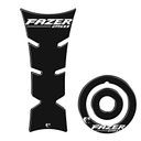 Ver imagem 1 de Kit Adesivo Resinado Protetor Tanque e Bocal Moto Yamaha Fazer 250 Teu Adesivo Preto