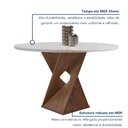 Ver imagem 2 de Conjunto Mesa Barcelona 100cm com 4 Cadeiras Espanha Tampo Slim Plus Redondo Yescasa