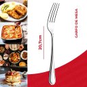 Ver imagem 3 de Kit c/36 Garfo Mesa Metal Inox Line Continental Restaurante