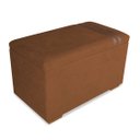Ver imagem 2 de Recamier Puff Baú Organizador no Boucle com Cinto Caramelo:terracota