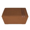 Ver imagem 3 de Recamier Puff Baú Organizador no Boucle com Cinto Caramelo:terracota