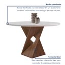 Ver imagem 4 de Conjunto Mesa Barcelona 100cm com 4 Cadeiras Espanha Tampo Slim Plus Redondo Yescasa
