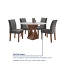 Ver mais imagens de Conjunto Mesa Barcelona 100cmx100cm 4 Cadeiras Espanha Tampo Slim Plus Redondo Yescasa