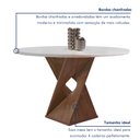 Ver imagem 4 de Conjunto Mesa Barcelona 100cmx100cm 4 Cadeiras Espanha Tampo Slim Plus Redondo Yescasa