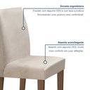 Ver imagem 6 de Conjunto Mesa Barcelona 100cm com 4 Cadeiras Espanha Tampo Slim Plus Redondo Yescasa
