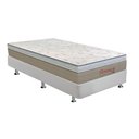 Ver imagem 1 de Cama Box Solteiro: Colchão Molas Bonnel Orthoflex Florença + Base CRC Courano White(88x188)