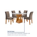 Ver mais imagens de Conjunto Mesa Barcelona 100cmx100cm 4 Cadeiras Espanha Tampo Slim Plus Redondo Yescasa