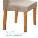 Ver imagem 7 de Conjunto Mesa Barcelona 100cm com 4 Cadeiras Espanha Tampo Slim Plus Redondo Yescasa