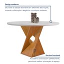 Ver imagem 3 de Conjunto Mesa Barcelona 100cm com 4 Cadeiras Espanha Tampo Slim Plus Redondo Yescasa