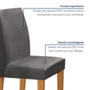 Ver imagem 6 de Conjunto Mesa Barcelona 100cm com 4 Cadeiras Espanha Tampo Slim Plus Redondo Yescasa
