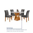 Ver mais imagens de Conjunto Mesa Barcelona 100cmx100cm 4 Cadeiras Espanha Tampo Slim Plus Redondo Yescasa