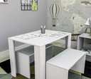 Ver imagem 1 de Bancada Atividade De Crianças Com Dois Banquinhos 100% Mdf WoodCore