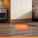 Ver imagem 2 de Guarda Roupa Modulado Casal Madrid 9 Portas de Bater MDP Madeirado-Off White Maxel Móveis