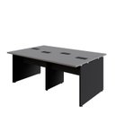 Ver imagem 6 de Plataforma de Trabalho 4 Lugares 1,80m X 1,20m Pé Painel F5 Cor:cinza Sagrado com Preto