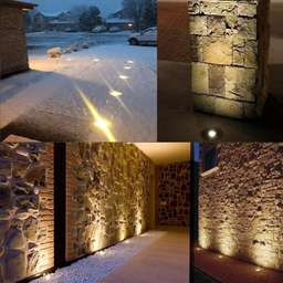 Balizador Spot Led SMD Blindado De 1W Branco Quente Bivolt IP66 De Embutir Em Piso Chão Gramado Jard - 5