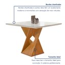 Ver imagem 4 de Conjunto Mesa Barcelona 100cmx100cm 4 Cadeiras Espanha Tampo Slim Plus Quadrado Vidro Yescasa