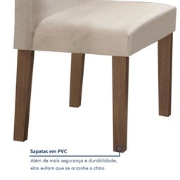 Conjunto Mesa Barcelona 120cmx120cm 6 Cadeiras Espanha Tampo Plus Redondo Vidro Yescasa - 7