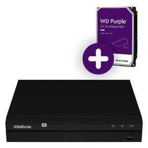 Nvr Intelbras 8 Canais 4k 8mp Gravador Nvd 1408 P com Hd 1tb