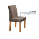 Ver imagem 5 de Conjunto Sala de Jantar Mesa Redonda 6 Cadeiras Vidro Barcelona Yescasa Cinamomo/Off White/Veludo Bege
