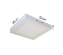 Ver imagem 2 de Kit Painel LED 24W Plafon de Sobrepor Quadrado 30x30cm - Luz Quente - 5 Unidades