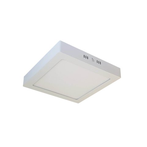 Kit Painel LED 24W Plafon de Sobrepor Quadrado 30x30cm - Luz Quente - 5 Unidades