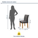 Ver imagem 4 de Conjunto Mesa Barcelona 120cm com 6 Cadeiras Espanha Tampo Plus Redondo Vidro Yescasa
