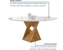 Ver imagem 6 de Conjunto Mesa Barcelona 120cm com 6 Cadeiras Espanha Tampo Plus Redondo Vidro Yescasa