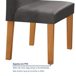Conjunto Mesa Barcelona 120cmx120cm 6 Cadeiras Espanha Tampo Plus Redondo Vidro Yescasa - 7