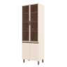 Cristaleira 4 Portas Connect Off White – Henn - 1