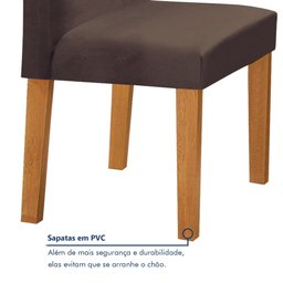 Conjunto Mesa Barcelona 120cmx120cm 6 Cadeiras Espanha Tampo Plus Redondo Vidro Yescasa - 7