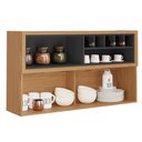 Ver imagem 2 de Armário Aéreo de Cozinha Itatiaia 1 Porta e Nicho Grafite New Porto