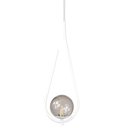 Ver imagem 5 de Kit 2 Pendentes Lustre On Drop Branco Globo de Vidro Fumê